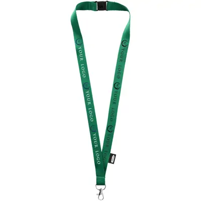 20mm recycled PET lanyard with breakaway closure