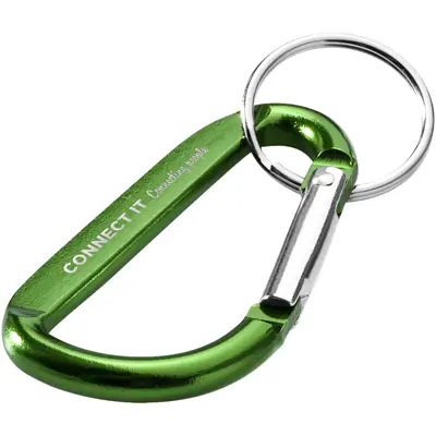 Timor Recycled Aluminium Carabiner Keychain