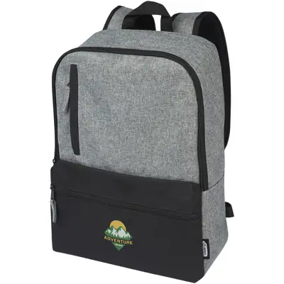 Reclaim 15Inch GRS Recycled Two-Tone Laptop Backpack 14L