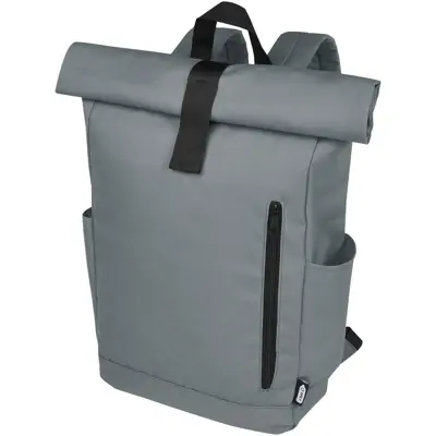 Byron 15.6Inch GRS RPET Roll-Top Backpack 18L