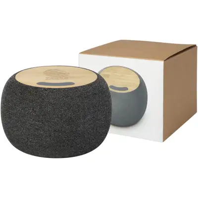 Ecofiber Bamboo/Rpet Bluetooth® Speaker And Wireless Charging Pad