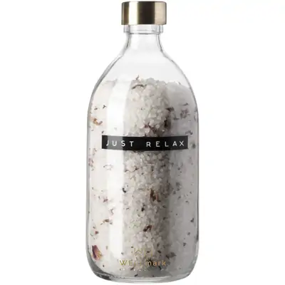 Wellmark Just Relax 500 Ml Bath Salt - Roses Fragrance