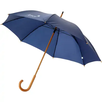 Jova 23Inch Umbrella With Wooden Shaft And Handle