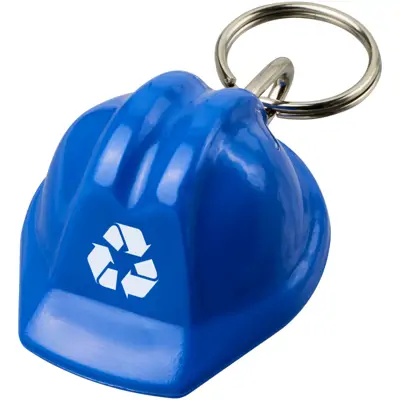 Kolt Hard Hat-Shaped Recycled Keychain