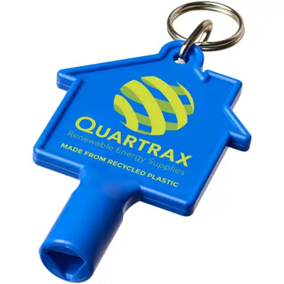 Maximilian House-Shaped Recycled Utility Key Keychain