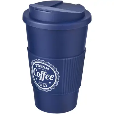 Americano 350Ml Tumbler With Grip & Spill-Proof Lid