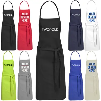 Reeva 100% Cotton Apron With Tie-Back Closure