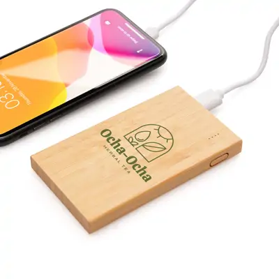 Lanos Type-C Bamboo Power Bank