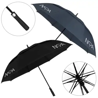 Storm Guard Vented Automatic Golf Umbrella - 4 Panel Print