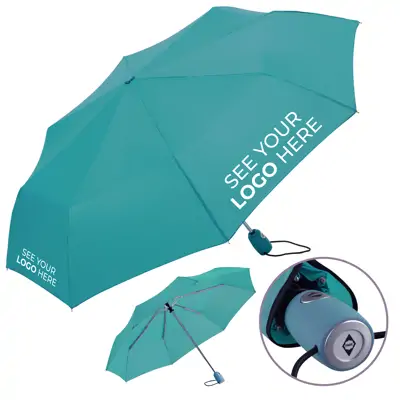 Fare Mini Automatic Umbrella - 4 Panel Print