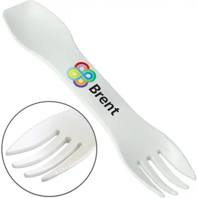 Recycled Plastic Spork Full Colour