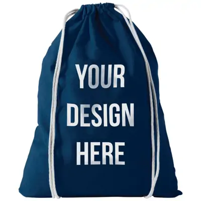 Cotton Drawstring Backpack