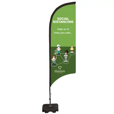 Feather Flag Banner - Small 698 x 2253mm