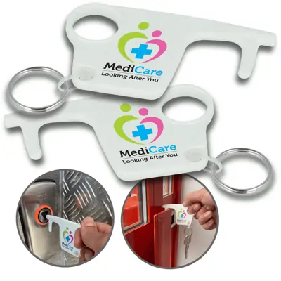 Hygiene Hook Keyrings - Both Sides