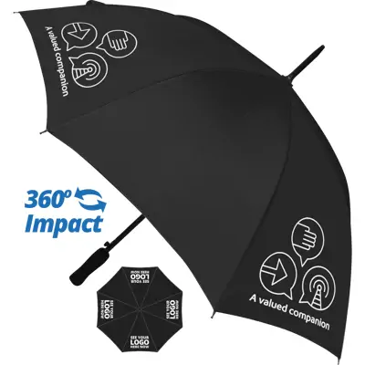 Value Automatic Walking Umbrella - 4 Panel Print