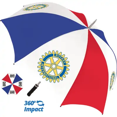 Bedford Golf Promotional Umbrella - 4 Panel Print