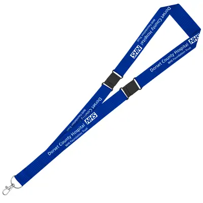 Double Safety Break Poly Lanyards - 15mm