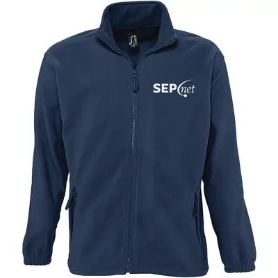 Embroidered SOLS North Fleece Jacket