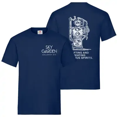 Fruit of the Loom Heavy Cotton T Shirt - Front & Back Print