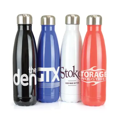 Saturn Gloss 500ml Double Walled Metal Bottles