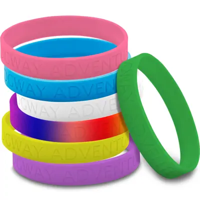 Kids Debossed Wristbands