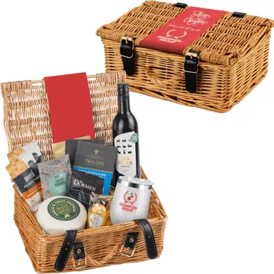 Branded Mini Gift Hamper with Reusable Coffee Cup - Alcohol Edition