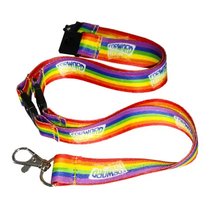 Triple Safety Break Full Colour Lanyard - 25mm