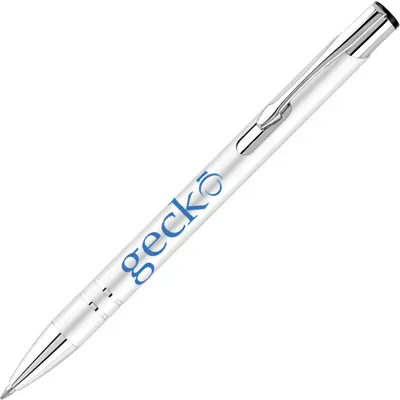 Elite Recycled Metal Pen - Blue Ink