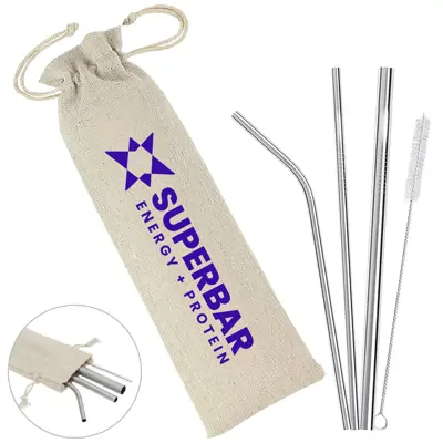 Metal Straw Set