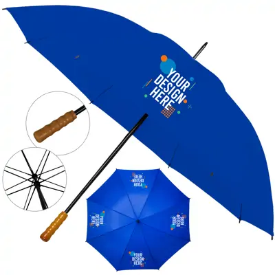 Supavalue Golf Umbrella - 4 Panel Print