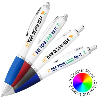 Curvy PLUS Pen White - Digital Print