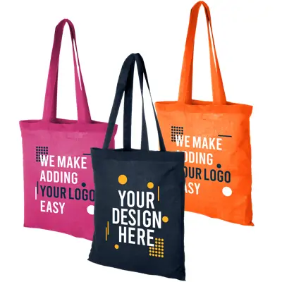 Value Coloured Tote Bags